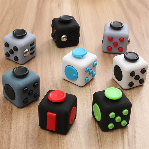 Funny Cube Anxiety Stress Relief Fidget Toy Focusing Toy For Adults Kids Attention Therapy Developmental Gift
