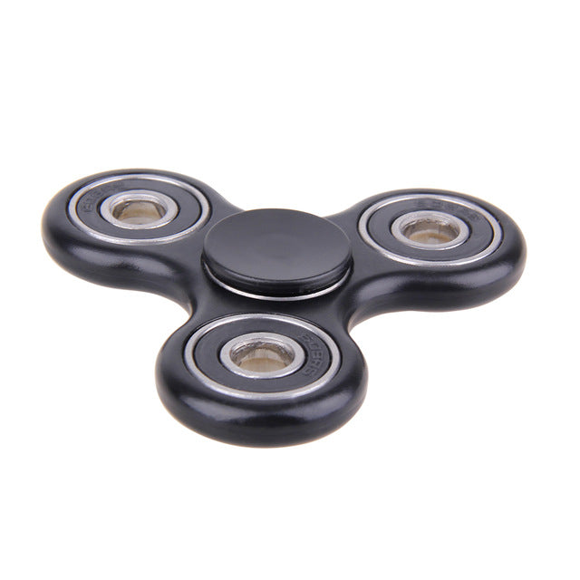 Hot Plastic Finger Fidget Spinner Pink for Autism ADHD Anti-stress Relief Focus Toys Tri-Spinner EDC Hand Spiner Spinners