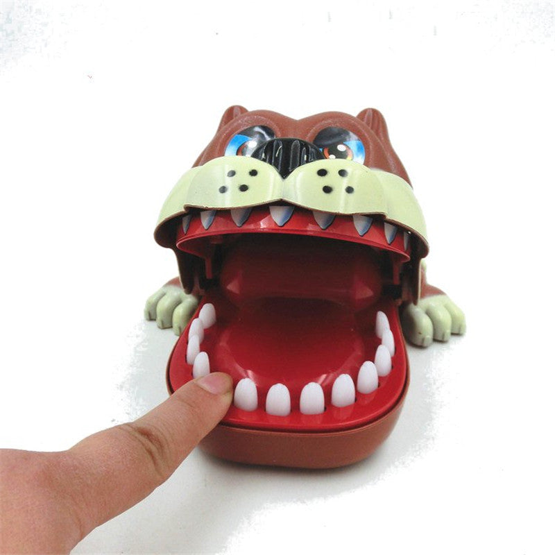 Funny Big Mouth ShaPi Dog Bite Finger Attention Pank Toys Novelty Fidget Reduce Stress For Kids Children Gift