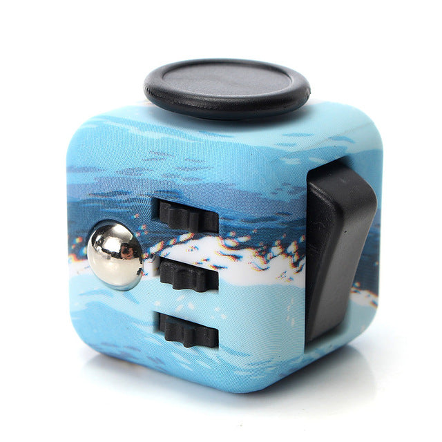 Hot Sale Waterproof Lightweight Fidget Cube Children Adults Stress Relief Dice Christmas Gifts for Your Friends Families