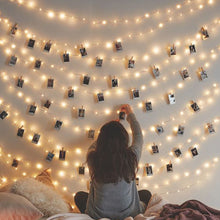 ANBLUB 1.5M 2M 3M Photo Clip Holder LED String lights For Christmas New Year Party Wedding Home Decoration Fairy lights Battery