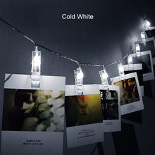 ANBLUB 1.5M 2M 3M Photo Clip Holder LED String lights For Christmas New Year Party Wedding Home Decoration Fairy lights Battery