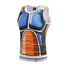 Dragon Ball Z Mens Summer Tank Tops Super Saiyan Goku Vegeta Frieza Master Roshi Bodybuilding Vest Fitness Breathable Jerseys