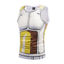 Dragon Ball Z Mens Summer Tank Tops Super Saiyan Goku Vegeta Frieza Master Roshi Bodybuilding Vest Fitness Breathable Jerseys