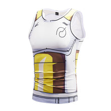 Dragon Ball Z Mens Summer Tank Tops Super Saiyan Goku Vegeta Frieza Master Roshi Bodybuilding Vest Fitness Breathable Jerseys